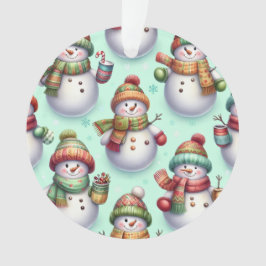 Alberne Schneemänner Ornament