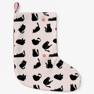 Alberne schwarze Katzen Kleiner Weihnachtsstrumpf