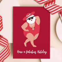 Alberne Weihnachtskarte