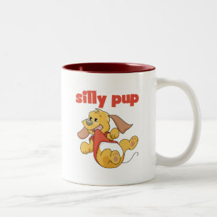 Alberne Welpen-T-Shirts und Geschenke Zweifarbige Tasse