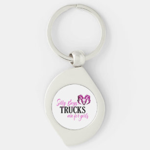 Albernen Jungen Lastwagen sind für Mädchen (Dodg Schlüsselanhänger