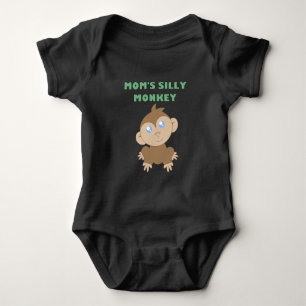 Alberner Affe - Baby Jersey Bodysuit Strampler