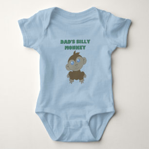 Alberner Affe - Baby Jersey Bodysuit Strampler