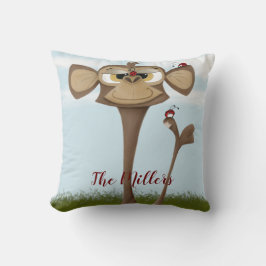 Alberner Affe und Ladybugs Kissen