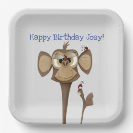 Alberner Affe und Ladybugs Pappteller