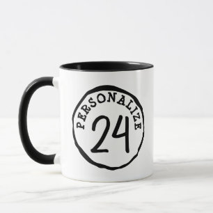Alberner Circle Custom Text Tasse