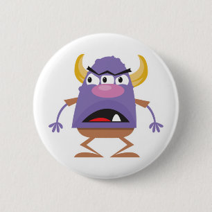 alberner dreiaugiger Oger-Monster Button
