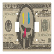 Alberner Emoji Graffiti-Dollar-Schein