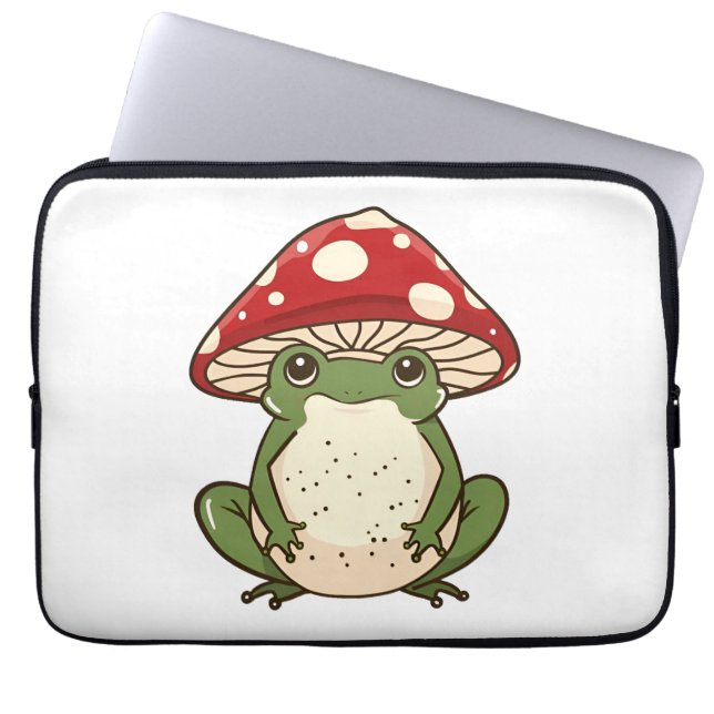 Alberner Froschfliegenpilz Laptopschutzhülle (Vorderseite)