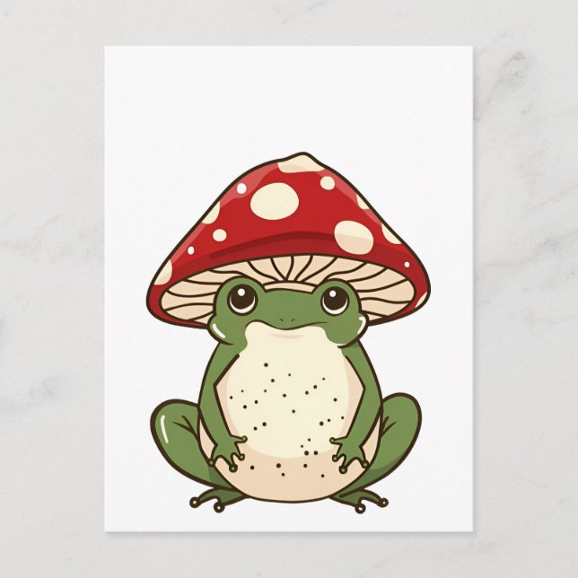 Alberner Froschfliegenpilz Postkarte (Vorderseite)