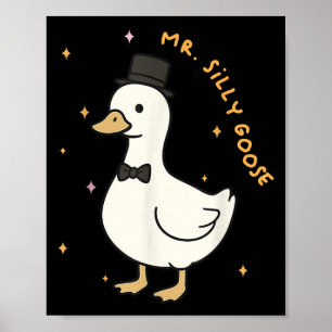 Alberner Gänseraum als Hochzeitsbräuner Poster