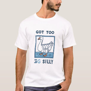 Alberner Gänseraum - Unglaublich witzig Schwarzes T-Shirt