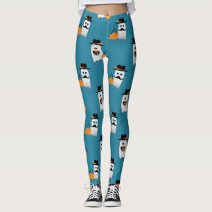 Alberner Halloween-Geist Will dein Bonbonmuster Leggings