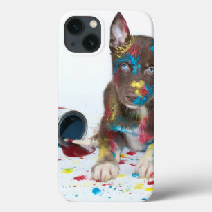 Alberner Husky-Welpe got in Paint Buckets Case-Mate iPhone Hülle