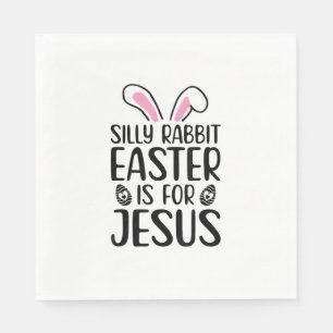 Alberner Kaninchenoster für Jesus Ostern Serviette