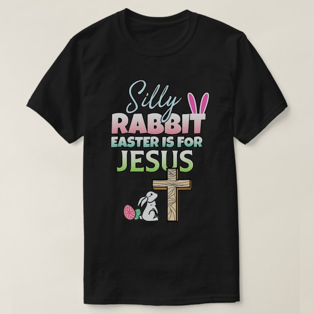 Alberner Kaninchenoster für Jesus Ostern T-Shirt (Design vorne)