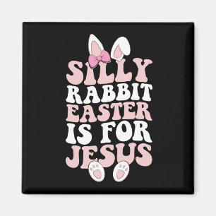 Alberner Kaninchenoster ist für Jesus Osterhof Magnet