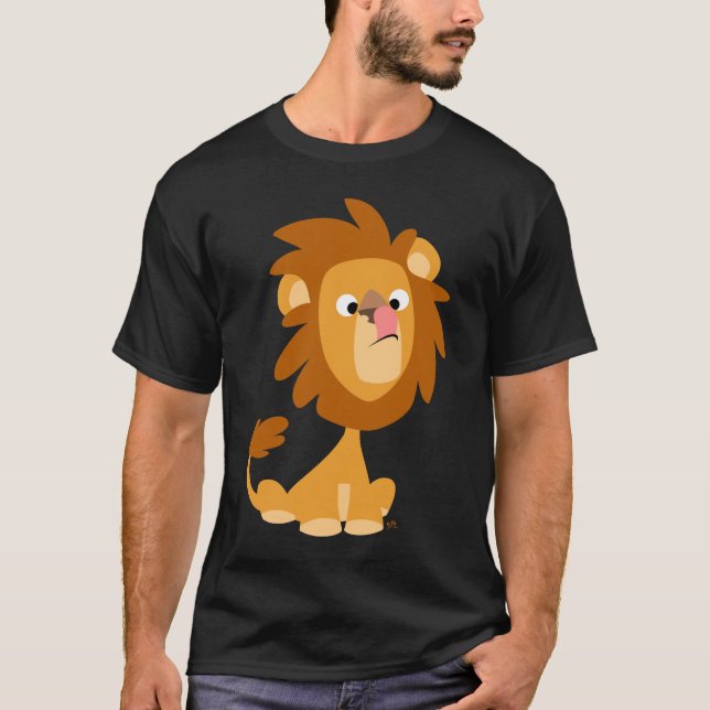 Alberner Löwe! Cartoon T - Shirt (Vorderseite)