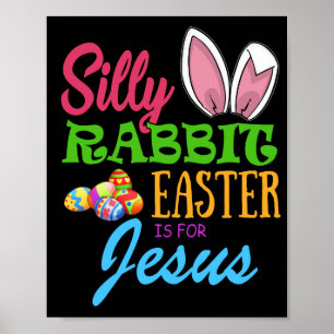 ALBERNER RABBIT EASTER für JESUS Poster
