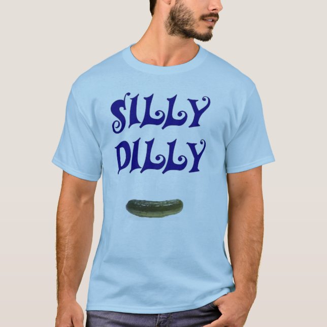 Albernes Dillyblau T-Shirt (Vorderseite)