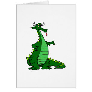 Albernes Drache-Grün