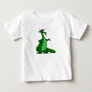 Albernes Drache-Grün Baby T-shirt
