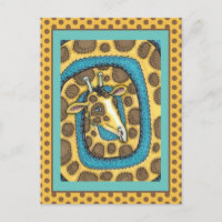 ALBERNES GIRAFFE LANGE NACKE UND SPOTS, FUNNY FOLK