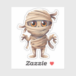 Albernes Halloween-Monster Aufkleber