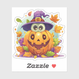 Albernes Halloween-Monster Aufkleber