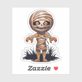 Albernes Halloween-Monster Aufkleber