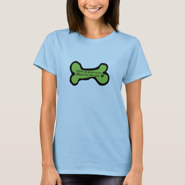 Albernes Hundegrün T-Shirt (Vorderseite)