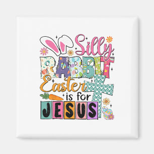 Albernes Kaninchen Oster Niedlich Christlicher Son Magnet