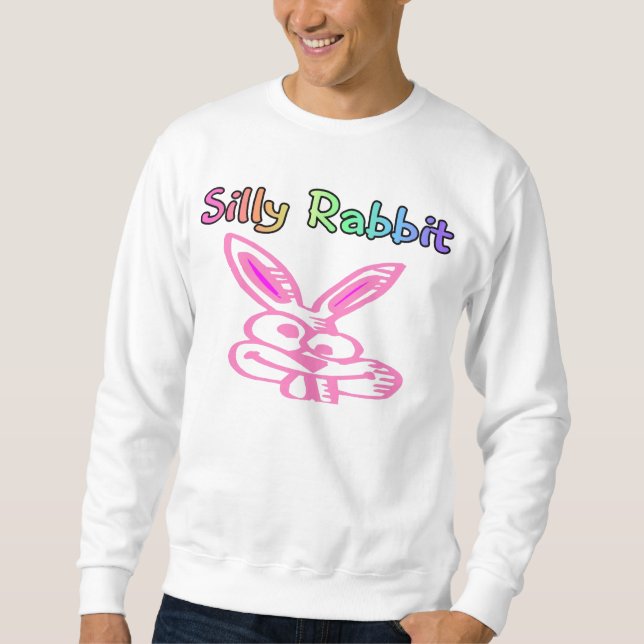 Albernes Kaninchen Sweatshirt (Vorderseite)