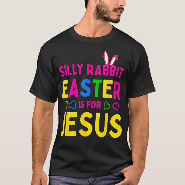 Albernes Kaninchenöster für Jesus Christliche Kind T-Shirt (Vorderseite)