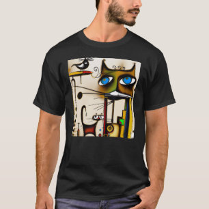 albernes Kätzchen niedliches Kätzchen meow kitty P T-Shirt