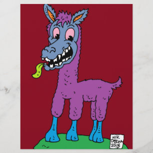 Albernes Lama-Monster