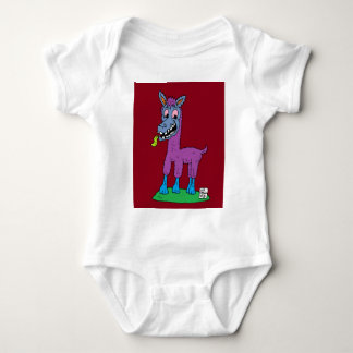 Albernes Lama-Monster Baby Strampler
