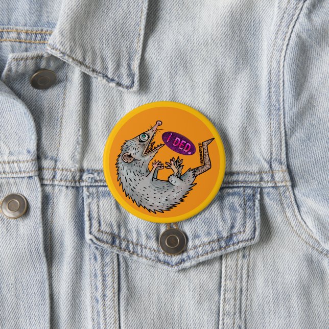 albernes Opossum Button (Beispiel)