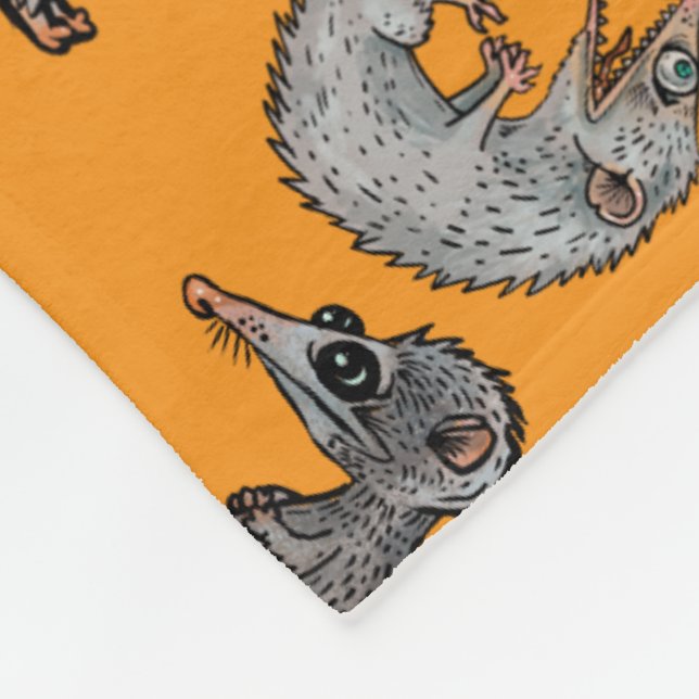 albernes Opossum Fleecedecke (Ecke)