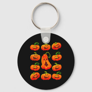 Albernes Sonnenlicht Halloween Pumpkin Gesichter S Schlüsselanhänger