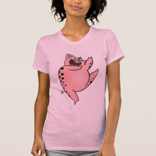 Albernes tanzendes Schwein LOL des Schwein-Tanz-  T-Shirt