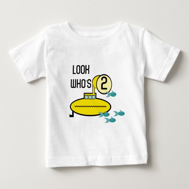 Albernes U-Boot Baby T-shirt (Vorderseite)