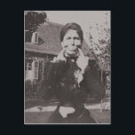 Albernes Viktorianisches Era Foto Funny Funny Funn Postkarte<br><div class="desc">Eine Frau macht ein lustiges Gesicht.</div>