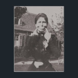 Albernes Viktorianisches Era Foto Funny Funny Funn Postkarte<br><div class="desc">Eine Frau macht ein lustiges Gesicht.</div>