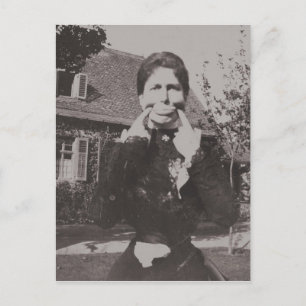 Albernes Viktorianisches Era Foto Funny Funny Funn Postkarte