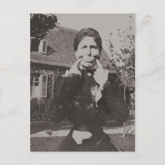 Albernes Viktorianisches Era Foto Funny Funny Funn Postkarte
