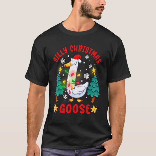 Albernes Weihnachtsgottestier T-Shirt (Vorderseite)