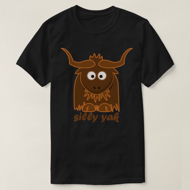 Albernes Yak für Zelliach T-Shirt (Design vorne)