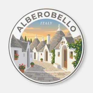 Alberobello Italien Magnet