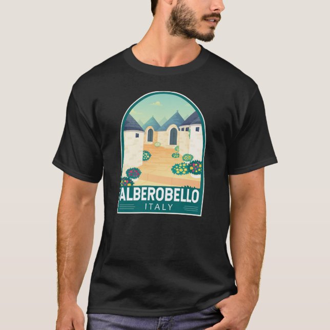 Alberobello Italien Reisen Kunst, Dichtung und Mus T-Shirt (Vorderseite)